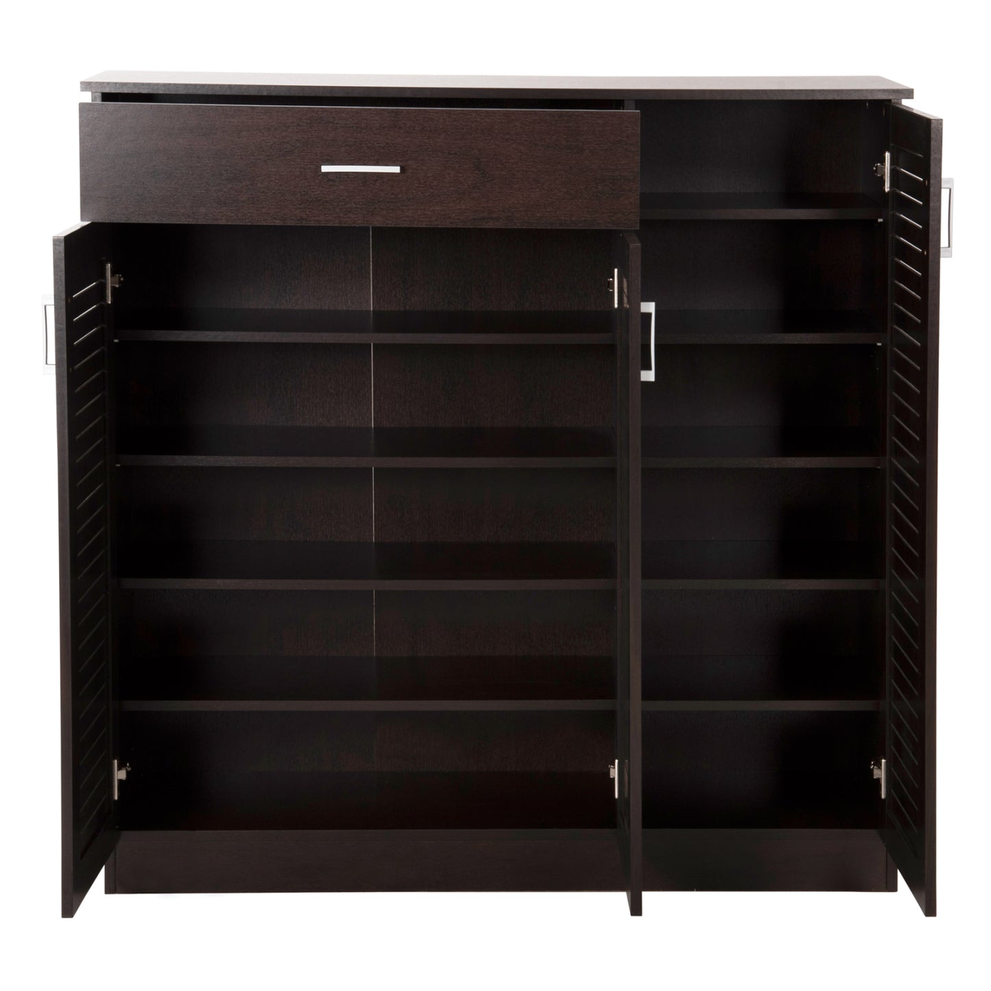 ΠΑΠΟΥΤΣΟΘΗΚΗ-ΝΤΟΥΛΑΠΑ PROBY HM9607.01 ΜΕΛΑΜΙΝΗ WENGE 120x37,5x121,5Υεκ.
