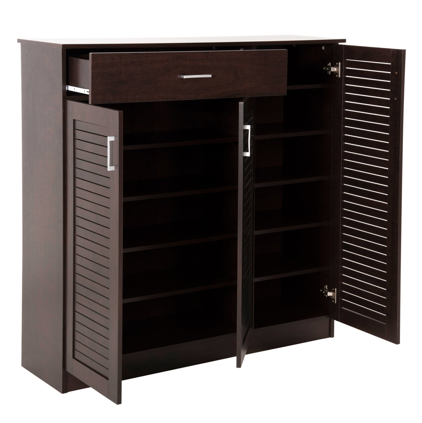 ΠΑΠΟΥΤΣΟΘΗΚΗ-ΝΤΟΥΛΑΠΑ PROBY HM9607.01 ΜΕΛΑΜΙΝΗ WENGE 120x37,5x121,5Υεκ.
