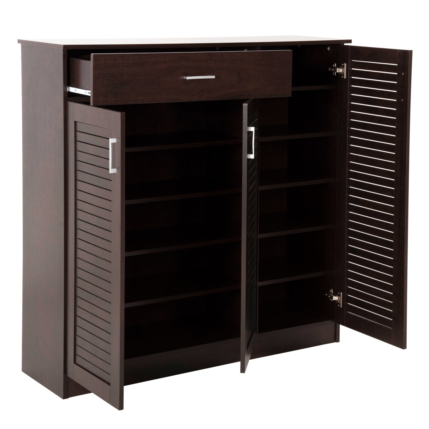 ΠΑΠΟΥΤΣΟΘΗΚΗ-ΝΤΟΥΛΑΠΑ PROBY HM9607.01 ΜΕΛΑΜΙΝΗ WENGE 120x37,5x121,5Υεκ.