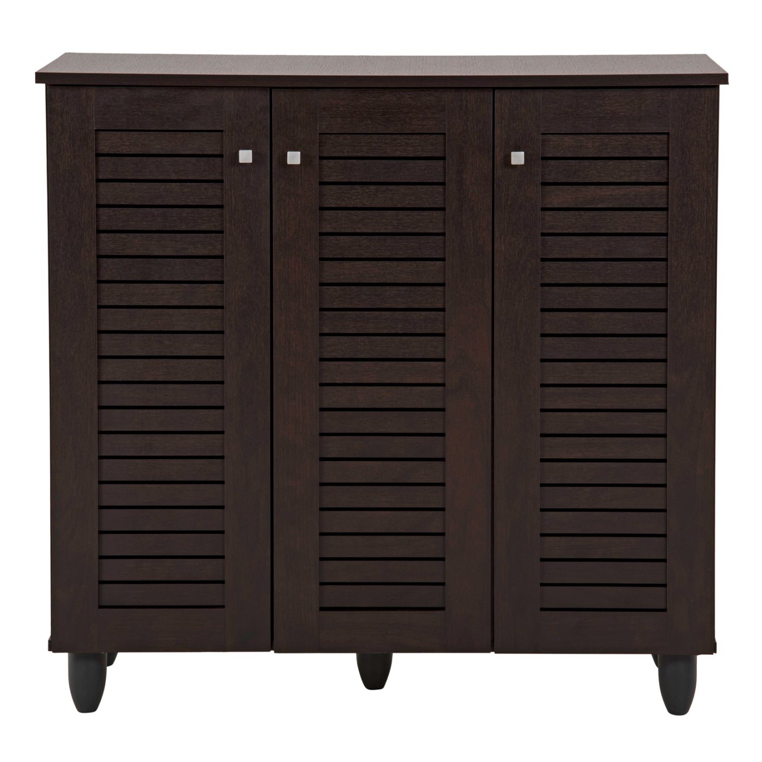 ΠΑΠΟΥΤΣΟΘΗΚΗ-ΝΤΟΥΛΑΠΑ PROLLY HM9609.01 ΜΕΛΑΜΙΝΗ WENGE-3ΠΟΡΤΕΣ-4ΡΑΦΙΑ 87x32x88Υεκ.