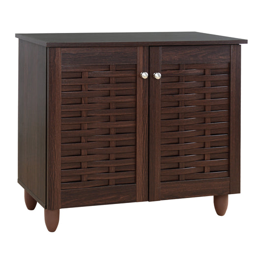 ΠΑΠΟΥΤΣΟΘΗΚΗ-ΝΤΟΥΛΑΠΙ ΞΥΛΙΝΗ CASSIOPE HM2208.01 WENGE 77Χ34Χ67.5Υεκ.