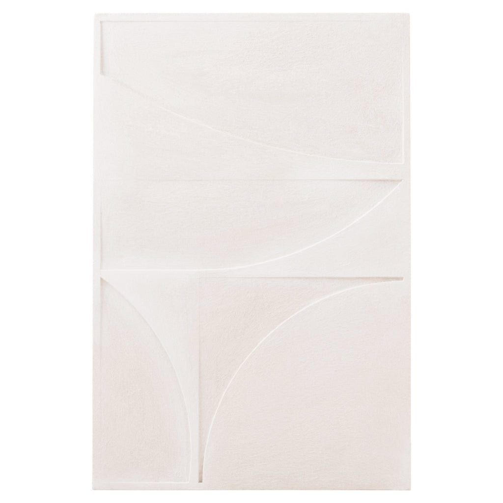 ΠΙΝΑΚΑΣ ΣΕΙΡΑ SANTORINI HM4505 MDF ΣΕ ΥΠΟΛΕΥΚΟ ΧΡΩΜΑ 80x4(πάχος)x120Υεκ.