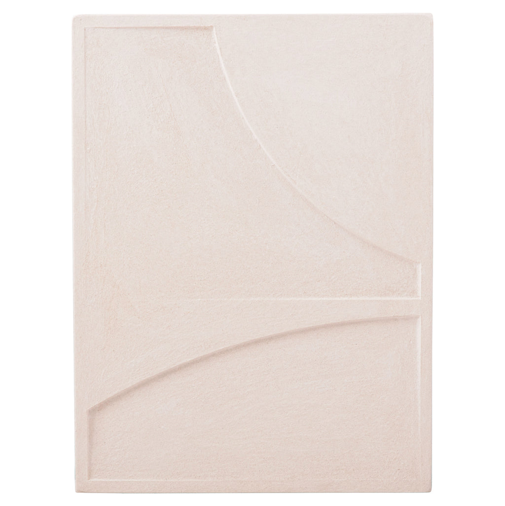 ΠΙΝΑΚΑΣ ΟΡΘΟΓΩΝΙΟΣ ΣΕΙΡΑ SANTORINI HM4509 MDF ΥΠΟΛΕΥΚΟ ΧΡΩΜΑ 60x4(πάχος)x80Υεκ.