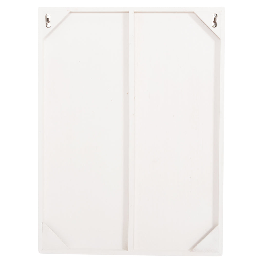 ΠΙΝΑΚΑΣ ΟΡΘΟΓΩΝΙΟΣ ΣΕΙΡΑ SANTORINI HM4523 MDF ΣΕ ΥΠΟΛΕΥΚΟ ΧΡΩΜΑ 60x4(πάχος)x80Υεκ.