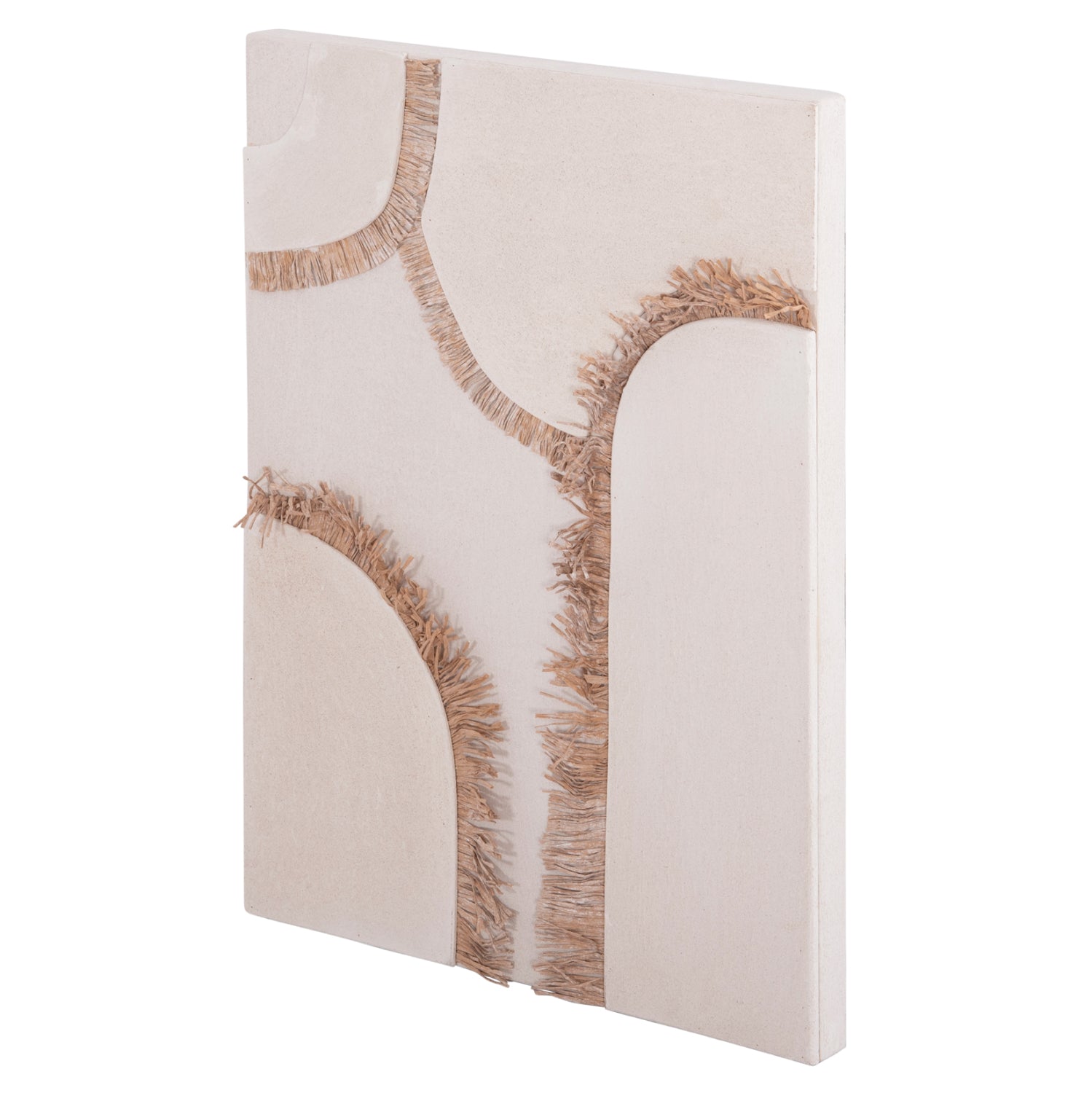 ΠΙΝΑΚΑΣ ΟΡΘΟΓΩΝΙΟΣ ΣΕΙΡΑ SANTORINI HM4532 MDF ΥΠΟΛΕΥΚΟ ΧΡΩΜΑ-ΔΙΑΚΟΣΜΗΣΗ ΜΠΕΖ 60x4,5(πάχος)x80Υεκ.