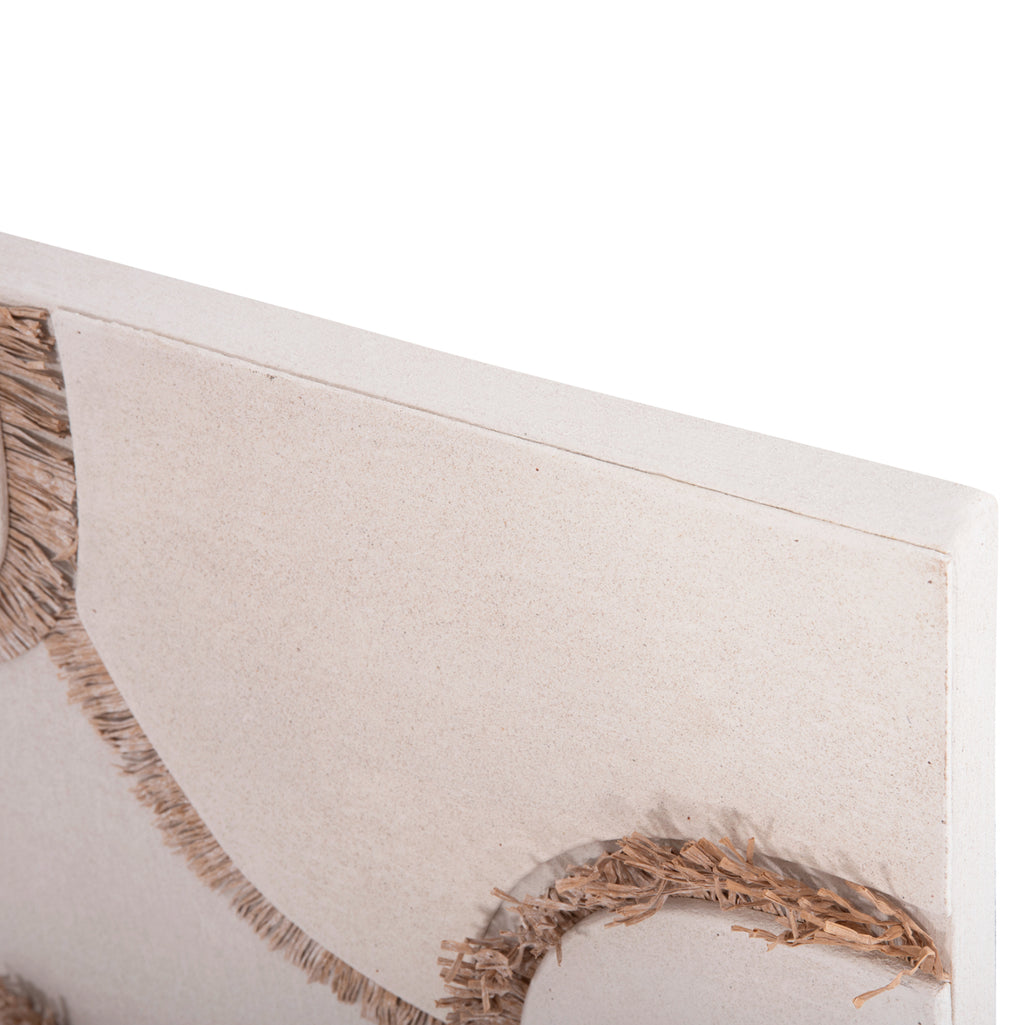 ΠΙΝΑΚΑΣ ΟΡΘΟΓΩΝΙΟΣ ΣΕΙΡΑ SANTORINI HM4532 MDF ΥΠΟΛΕΥΚΟ ΧΡΩΜΑ-ΔΙΑΚΟΣΜΗΣΗ ΜΠΕΖ 60x4,5(πάχος)x80Υεκ.