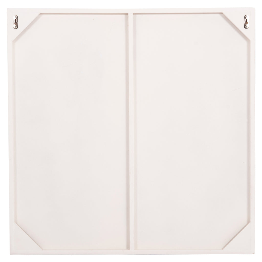 ΠΙΝΑΚΑΣ ΤΕΤΡΑΓΩΝΟΣ ΣΕΙΡΑ SANTORINI HM4507 MDF ΣΕ ΥΠΟΛΕΥΚΟ ΧΡΩΜΑ 80x4(πάχος)x80Υεκ.