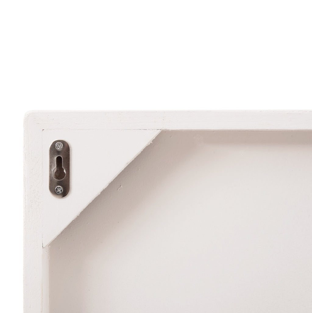 ΠΙΝΑΚΑΣ ΤΕΤΡΑΓΩΝΟΣ ΣΕΙΡΑ SANTORINI HM4508 MDF ΣΕ ΥΠΟΛΕΥΚΟ ΧΡΩΜΑ 80x4(πάχος)x80Υεκ.