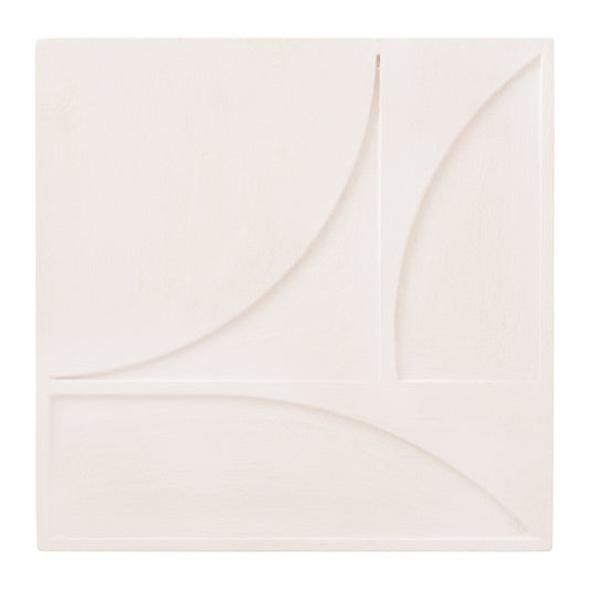 ΠΙΝΑΚΑΣ ΤΕΤΡΑΓΩΝΟΣ ΣΕΙΡΑ SANTORINI HM4508 MDF ΣΕ ΥΠΟΛΕΥΚΟ ΧΡΩΜΑ 80x4(πάχος)x80Υεκ.