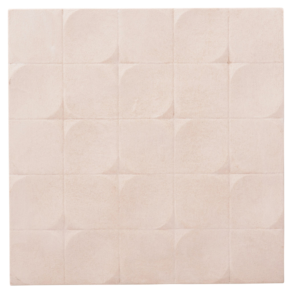 ΠΙΝΑΚΑΣ ΤΕΤΡΑΓΩΝΟΣ ΣΕΙΡΑ SANTORINI HM4516 MDF ΣΕ ΥΠΟΛΕΥΚΟ ΧΡΩΜΑ 80x4,5(πάχος)x80Υεκ.