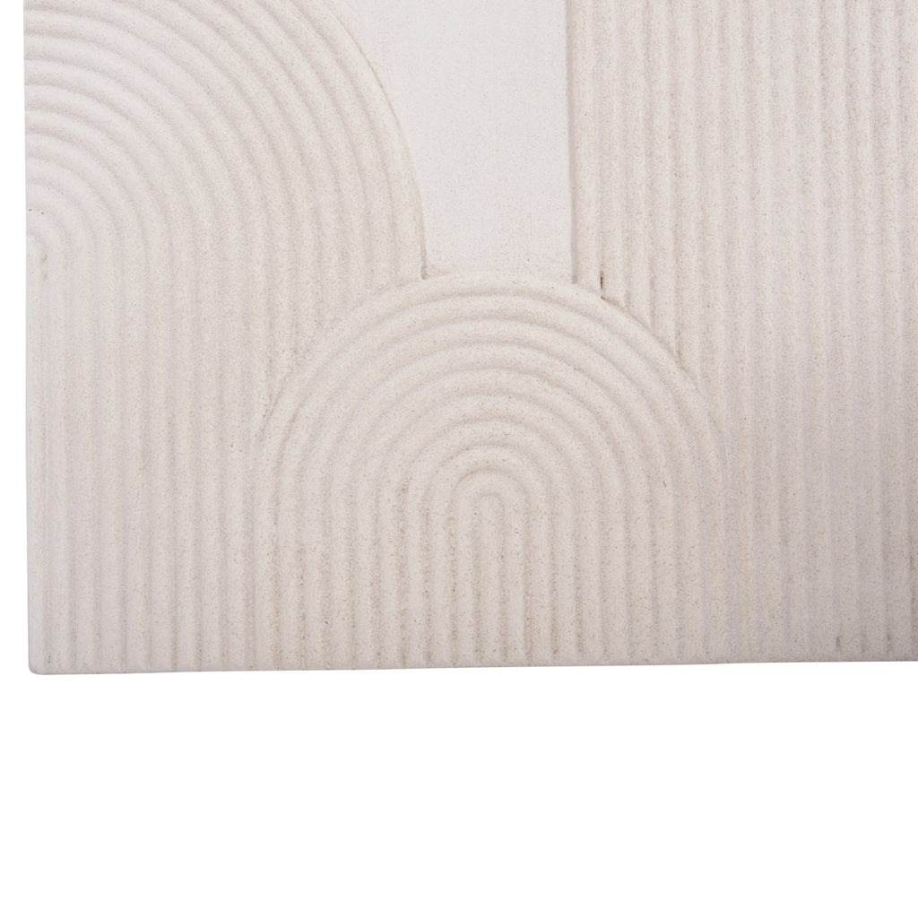 ΠΙΝΑΚΑΣ ΤΕΤΡΑΓΩΝΟΣ ΣΕΙΡΑ SANTORINI HM4517 MDF ΣΕ ΥΠΟΛΕΥΚΟ ΧΡΩΜΑ 80x4,5(πάχος)x80Υεκ.