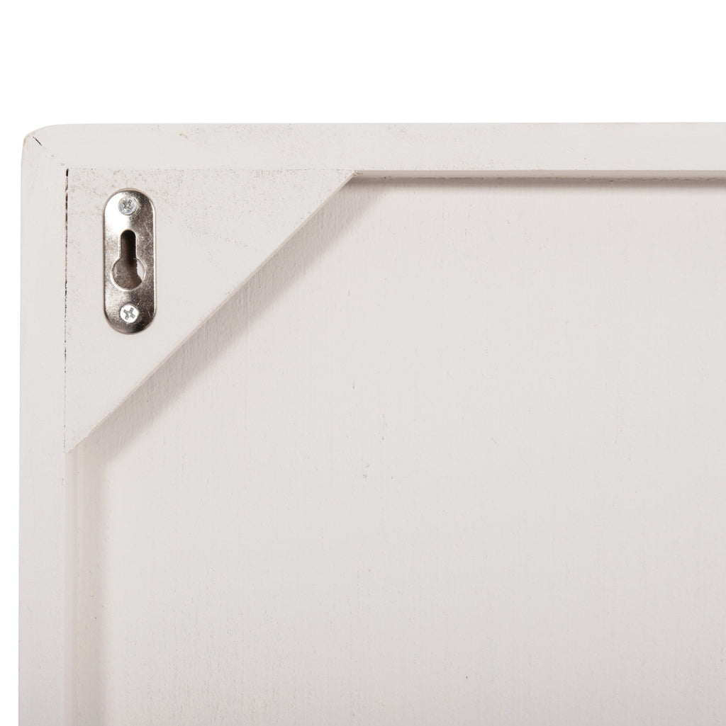 ΠΙΝΑΚΑΣ ΤΕΤΡΑΓΩΝΟΣ ΣΕΙΡΑ SANTORINI HM4517 MDF ΣΕ ΥΠΟΛΕΥΚΟ ΧΡΩΜΑ 80x4,5(πάχος)x80Υεκ.
