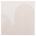ΠΙΝΑΚΑΣ ΤΕΤΡΑΓΩΝΟΣ ΣΕΙΡΑ SANTORINI HM4517 MDF ΣΕ ΥΠΟΛΕΥΚΟ ΧΡΩΜΑ 80x4,5(πάχος)x80Υεκ.