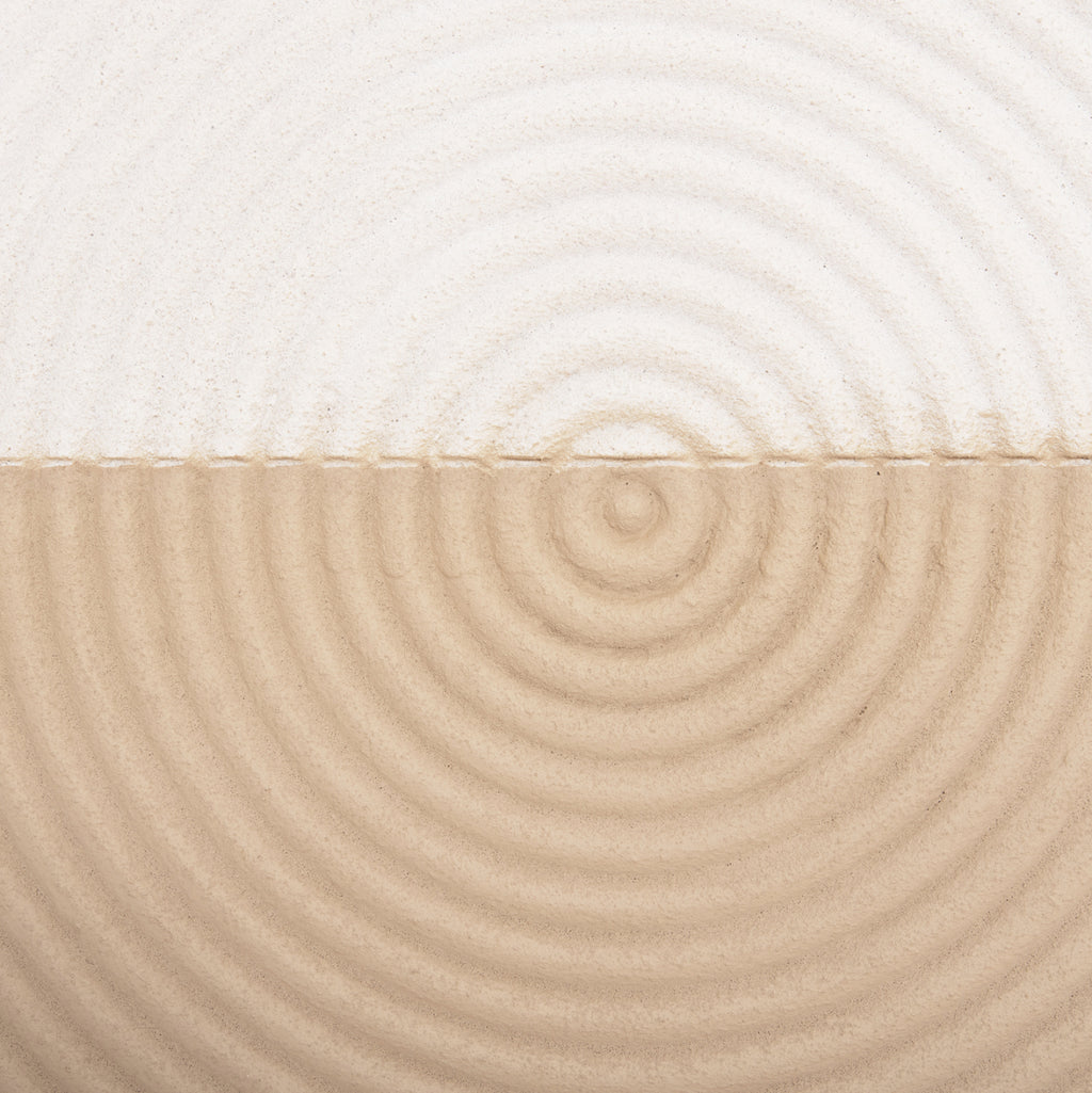 ΠΙΝΑΚΑΣ ΤΕΤΡΑΓΩΝΟΣ ΣΕΙΡΑ SANTORINI HM4519 MDF ΣΕ ΥΠΟΛΕΥΚΟ-ΚΑΦΕ ΧΡΩΜΑ 80x4(πάχος)x80Υεκ.