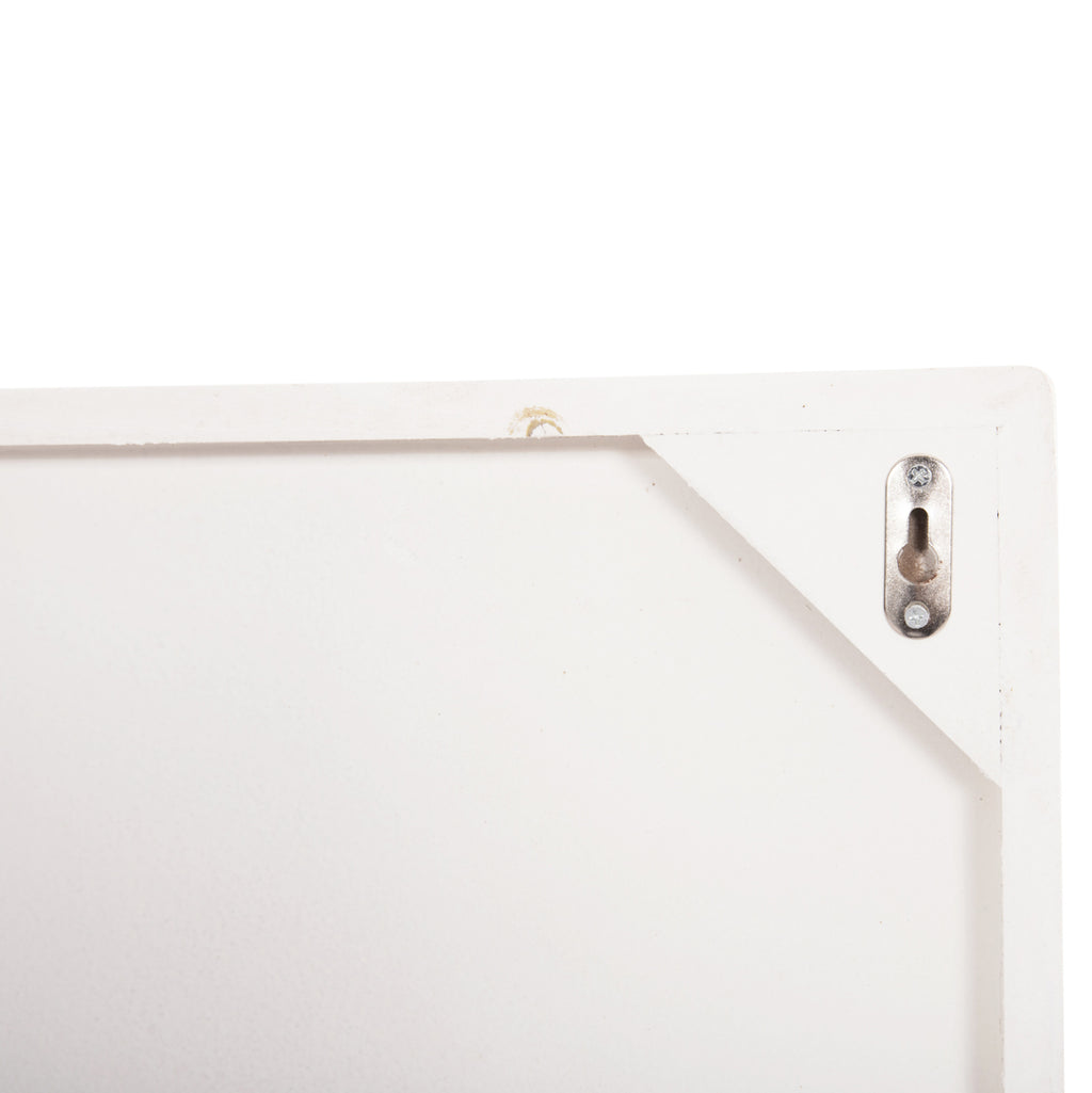 ΠΙΝΑΚΑΣ ΤΕΤΡΑΓΩΝΟΣ ΣΕΙΡΑ SANTORINI HM4519 MDF ΣΕ ΥΠΟΛΕΥΚΟ-ΚΑΦΕ ΧΡΩΜΑ 80x4(πάχος)x80Υεκ.