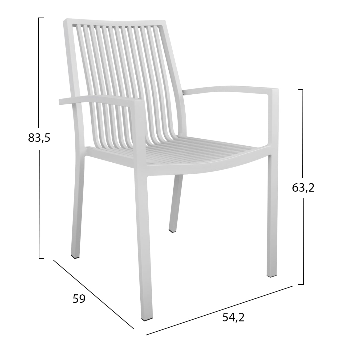 ΠΟΛΥΘΡΟΝΑ ΑΛΟΥΜΙΝΙΟΥ BRONCA HM5130.01 ΛΕΥΚΗ 54,2x59x83,5Υεκ.