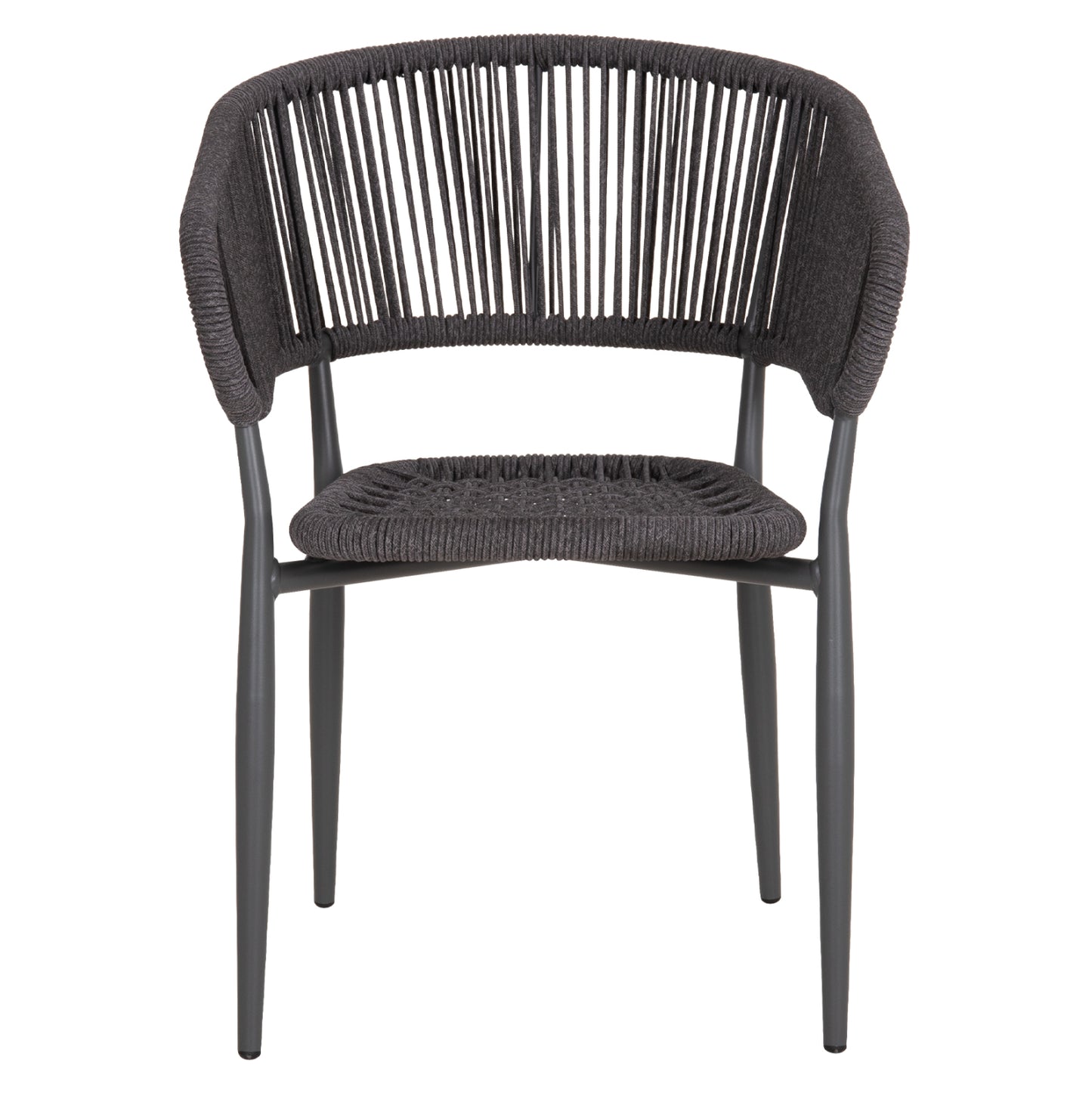 ΠΟΛΥΘΡΟΝΑ ΑΛΟΥΜΙΝΙΟΥ EULO HM5783.21 ΓΚΡΙ-TWISTED RATTAN ΓΚΡΙ 57x63x77Υεκ.