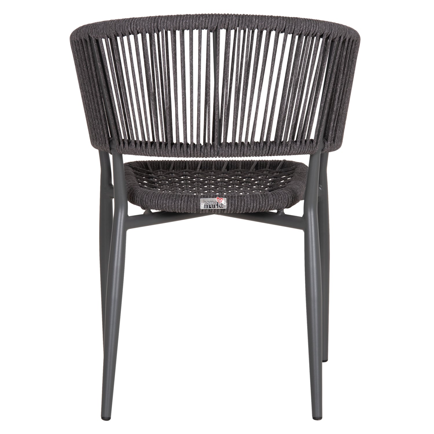 ΠΟΛΥΘΡΟΝΑ ΑΛΟΥΜΙΝΙΟΥ EULO HM5783.21 ΓΚΡΙ-TWISTED RATTAN ΓΚΡΙ 57x63x77Υεκ.