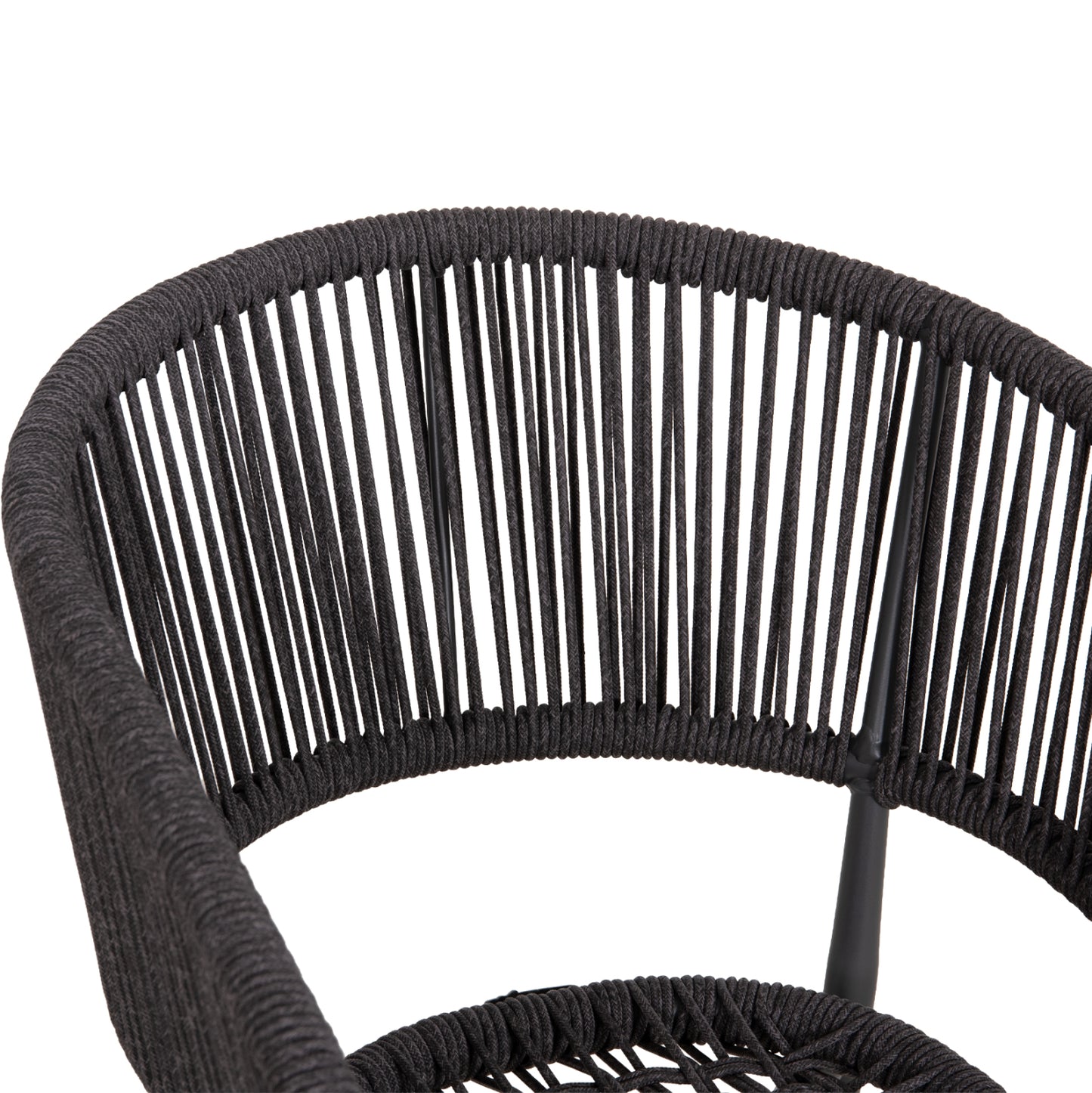 ΠΟΛΥΘΡΟΝΑ ΑΛΟΥΜΙΝΙΟΥ EULO HM5783.21 ΓΚΡΙ-TWISTED RATTAN ΓΚΡΙ 57x63x77Υεκ.