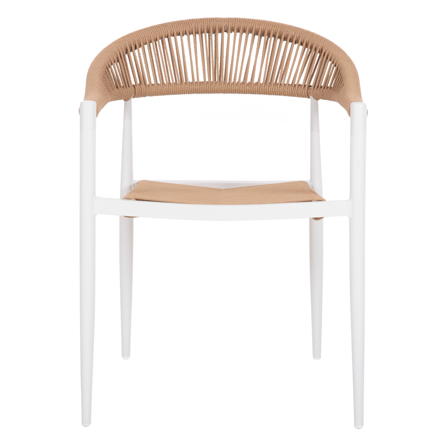 ΠΟΛΥΘΡΟΝΑ ΑΛΟΥΜΙΝΙΟΥ GRET HM5854.01 ΛΕΥΚΗ PE RATTAN ΜΠΕΖ 56x55,5x78Υεκ.