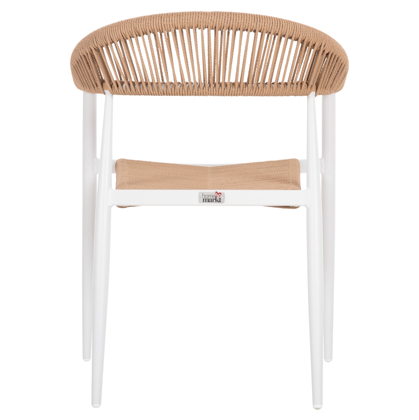 ΠΟΛΥΘΡΟΝΑ ΑΛΟΥΜΙΝΙΟΥ GRET HM5854.01 ΛΕΥΚΗ PE RATTAN ΜΠΕΖ 56x55,5x78Υεκ.