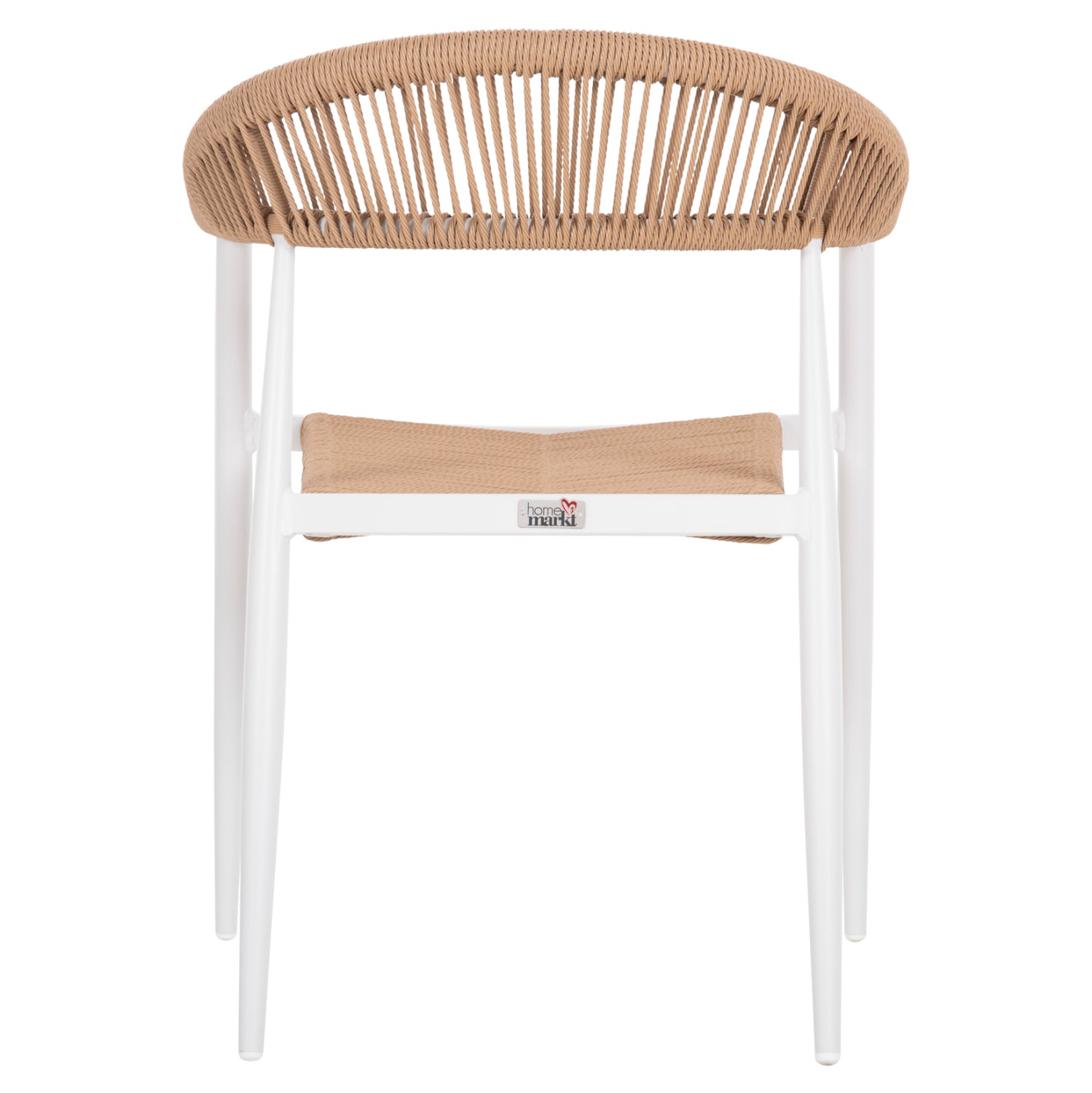 ΠΟΛΥΘΡΟΝΑ ΑΛΟΥΜΙΝΙΟΥ GRET HM5854.01 ΛΕΥΚΗ PE RATTAN ΜΠΕΖ 56x55,5x78Υεκ.