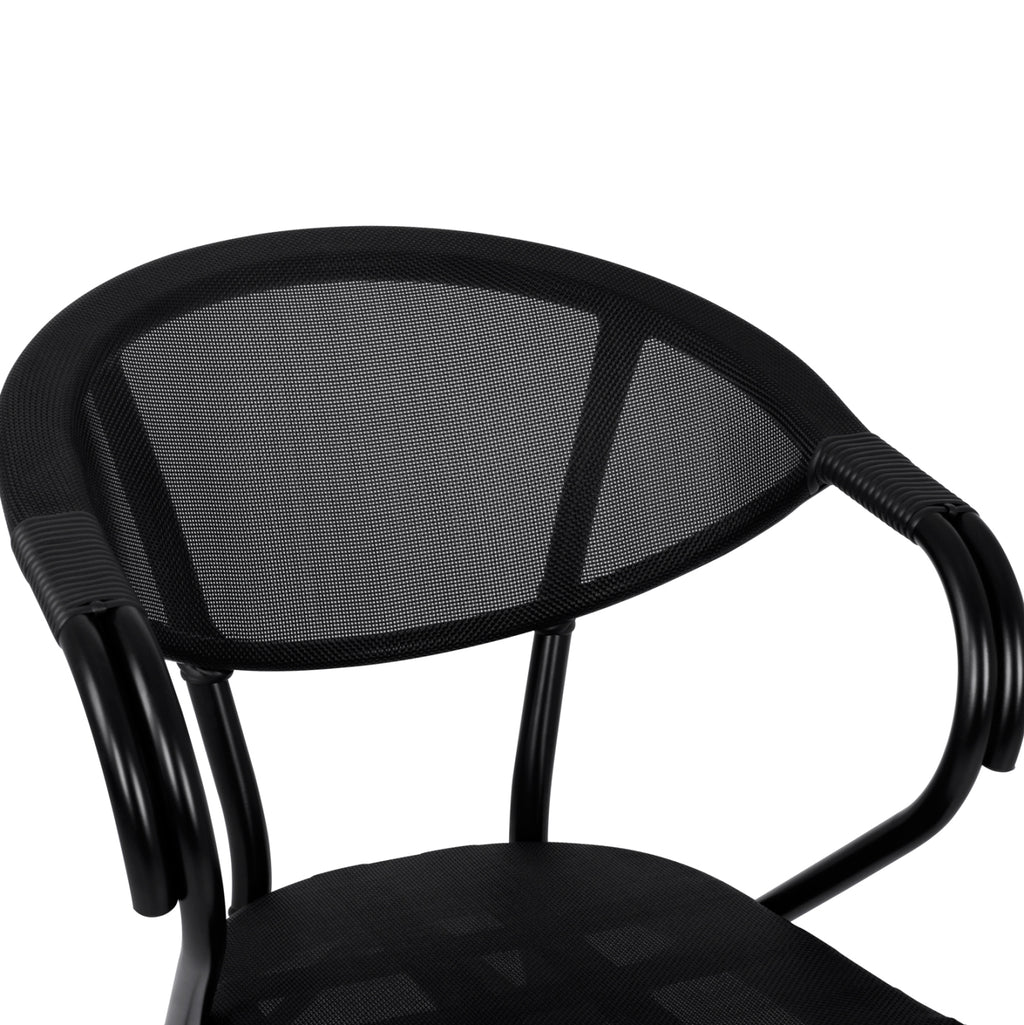 ΠΟΛΥΘΡΟΝΑ ΑΛΟΥΜΙΝΙΟΥ CLAY BAMBOO LOOK ΜΑΥΡΗ ΜΕ TEXTLINE HM5025.02 59x60x82 cm