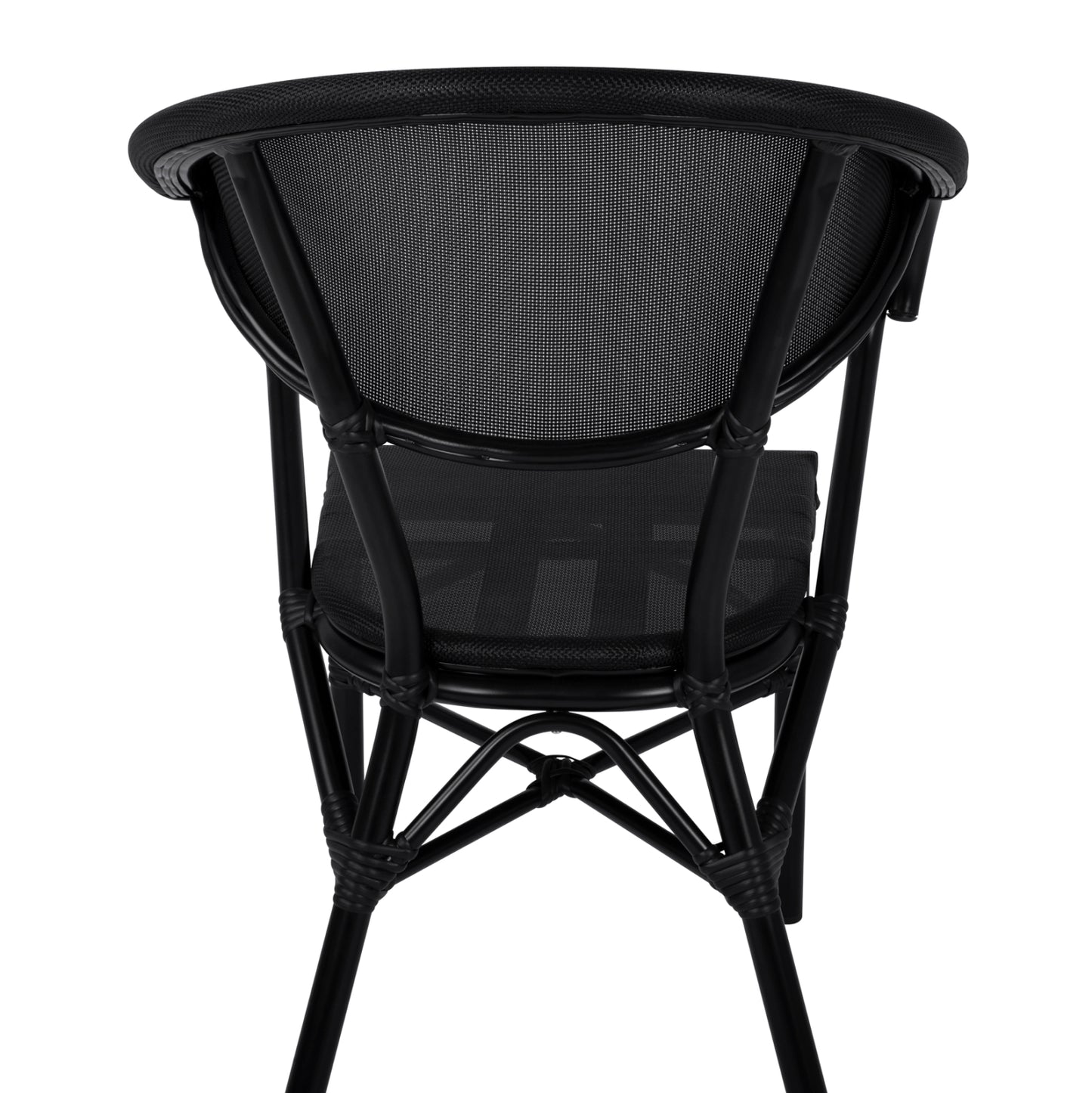ΠΟΛΥΘΡΟΝΑ ΑΛΟΥΜΙΝΙΟΥ CLAY BAMBOO LOOK ΜΑΥΡΗ ΜΕ TEXTLINE HM5025.02 59x60x82 cm