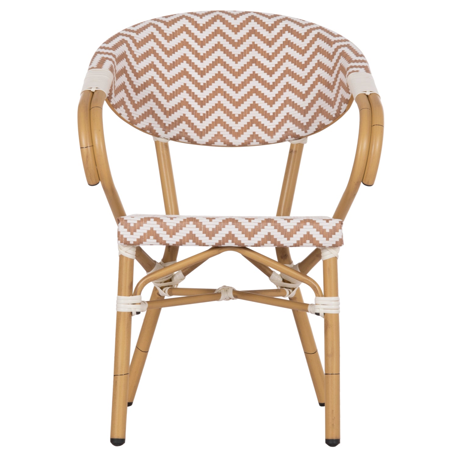ΠΟΛΥΘΡΟΝΑ BAMBOO LOOK HM5861.03 ΚΑΦΕ-ΛΕΥΚΟ 58.5x58x82Υεκ.