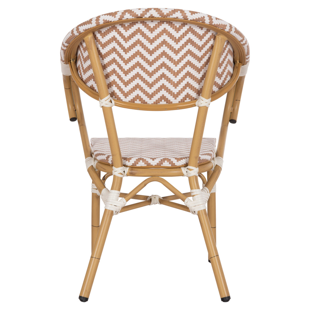 ΠΟΛΥΘΡΟΝΑ BAMBOO LOOK HM5861.03 ΚΑΦΕ-ΛΕΥΚΟ 58.5x58x82Υεκ.
