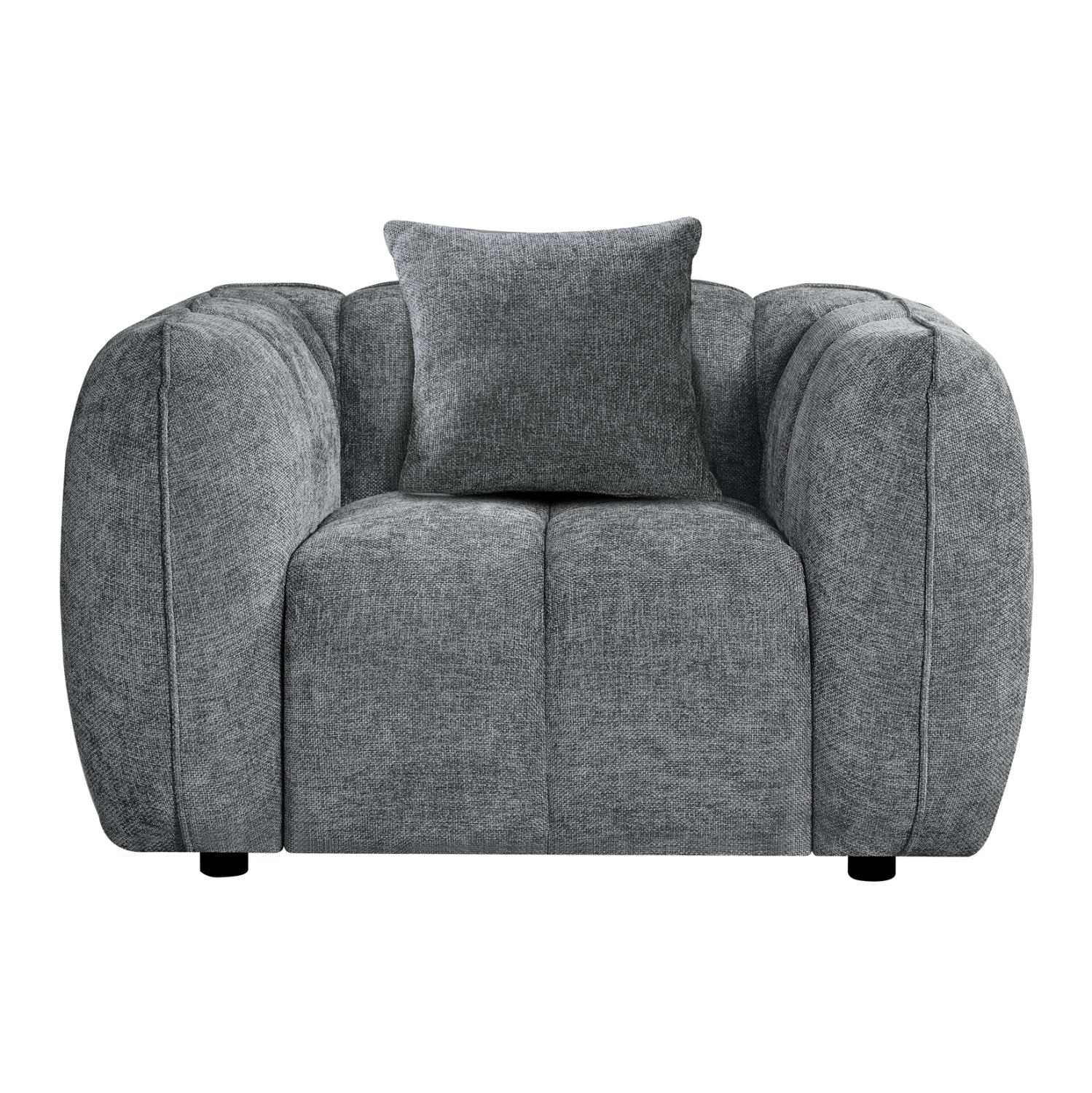 ΠΟΛΥΘΡΟΝΑ LYKKE HM3325.01 ΓΚΡΙ ΥΦΑΣΜΑ 119x89x70Υεκ