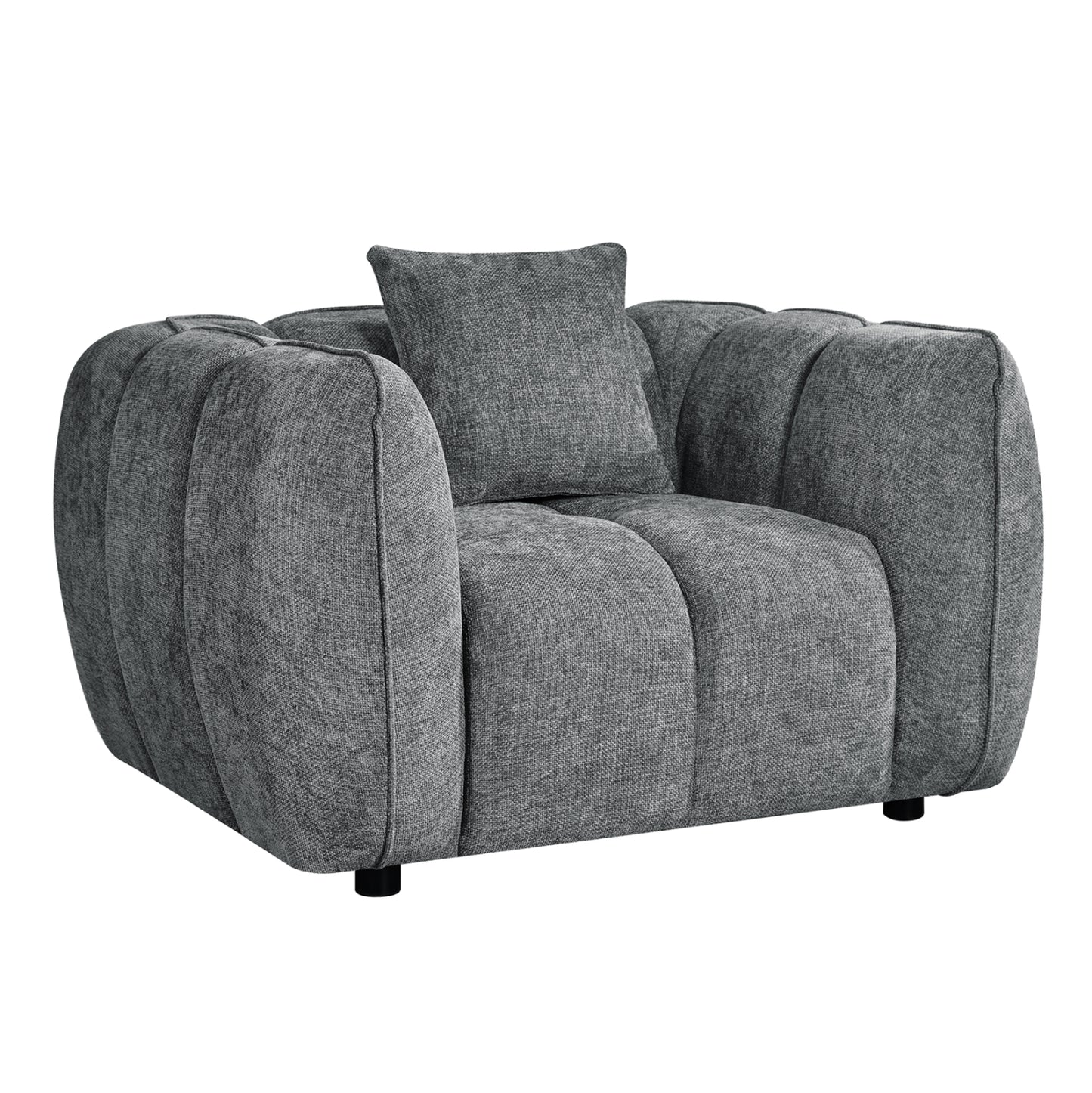 ΠΟΛΥΘΡΟΝΑ LYKKE HM3325.01 ΓΚΡΙ ΥΦΑΣΜΑ 119x89x70Υεκ