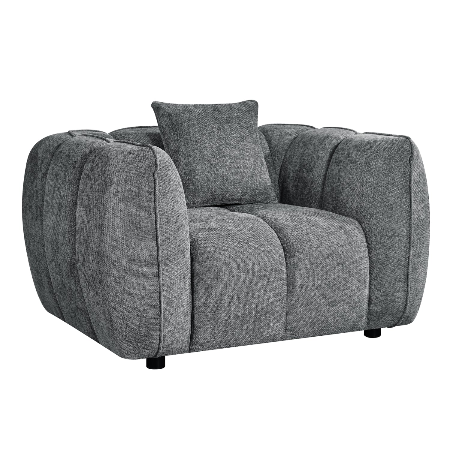 ΠΟΛΥΘΡΟΝΑ LYKKE HM3325.01 ΓΚΡΙ ΥΦΑΣΜΑ 119x89x70Υεκ