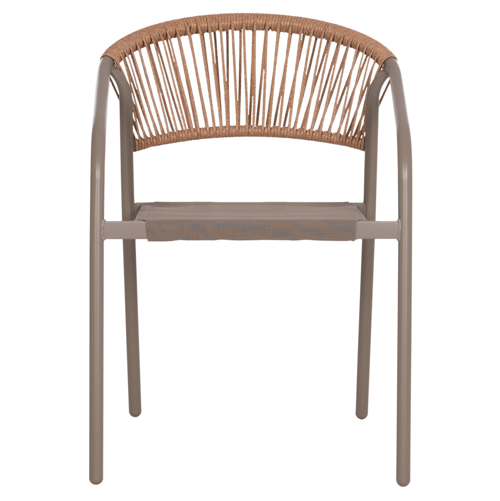 ΠΟΛΥΘΡΟΝΑ HOMAN HM6430.04 ΣΑΜΠΑΝΙ ΜΕΤΑΛΛΟ & TEXTILENE--ΜΠΕΖ P.E.RATTAN 53x58x75Υεκ