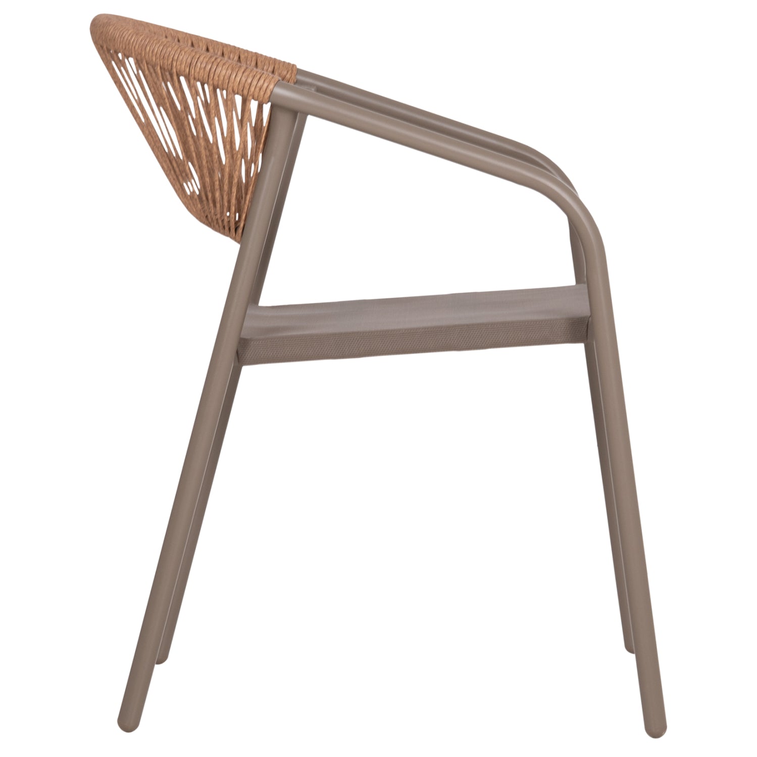 ΠΟΛΥΘΡΟΝΑ HOMAN HM6430.04 ΣΑΜΠΑΝΙ ΜΕΤΑΛΛΟ & TEXTILENE--ΜΠΕΖ P.E.RATTAN 53x58x75Υεκ