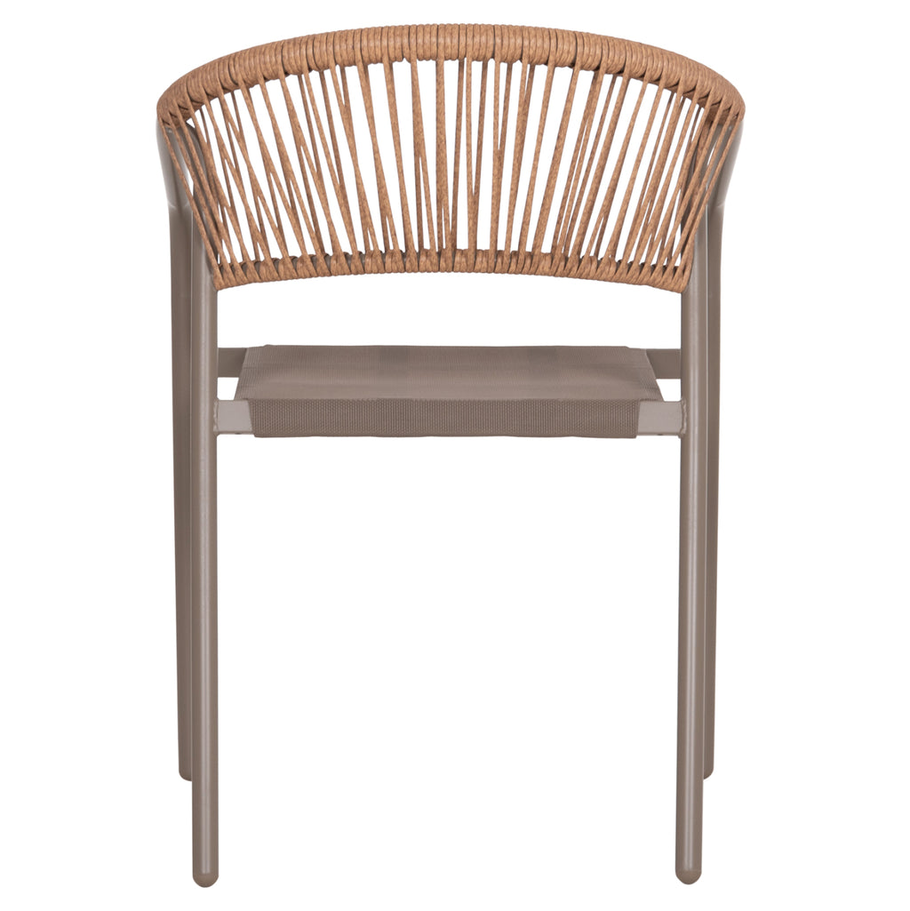 ΠΟΛΥΘΡΟΝΑ HOMAN HM6430.04 ΣΑΜΠΑΝΙ ΜΕΤΑΛΛΟ & TEXTILENE--ΜΠΕΖ P.E.RATTAN 53x58x75Υεκ