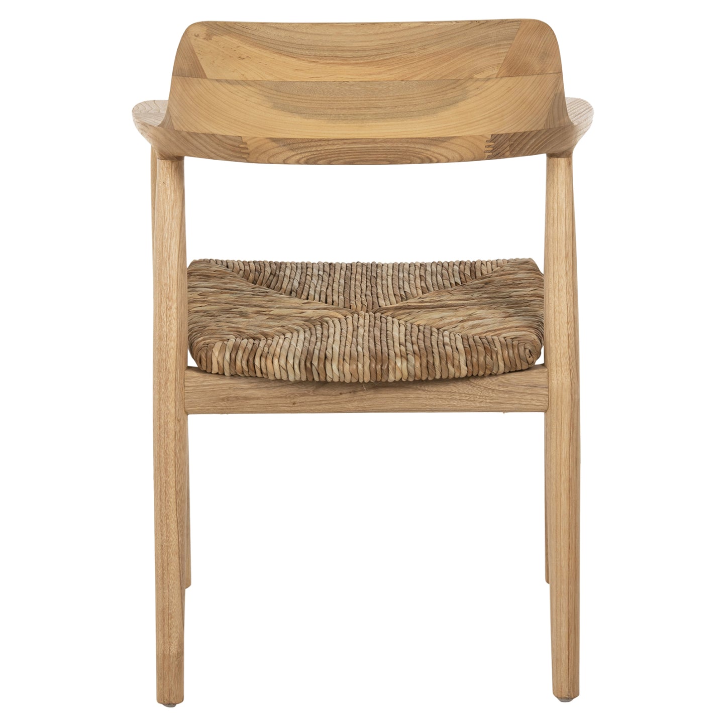 ΠΟΛΥΘΡΟΝΑ KINGSLEY HM9634.01 ΞΥΛΟ TEAK & ΨΑΘΑ ΣΕ ΦΥΣΙΚΟ ΧΡΩΜΑ 57,5x54x80Yεκ.
