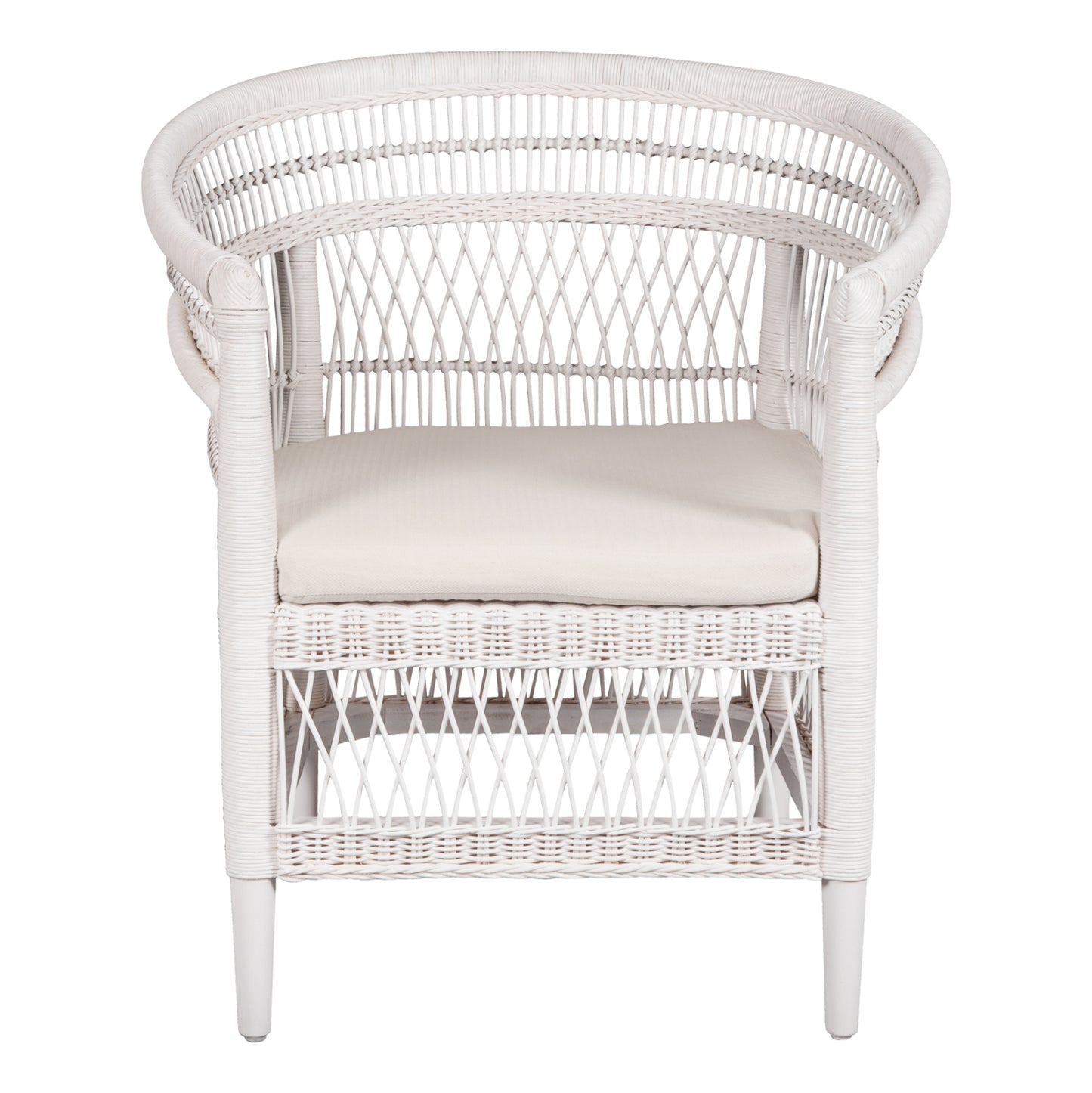 ΠΟΛΥΘΡΟΝΑ MALAWI HM9635.02 ΞΥΛΟ ΜΑΟΝΙ ΜΕ RATTAN ΛΕΥΚΟ--Β'ΔΙΑΛΟΓΗΣ 80x70x86Υεκ.