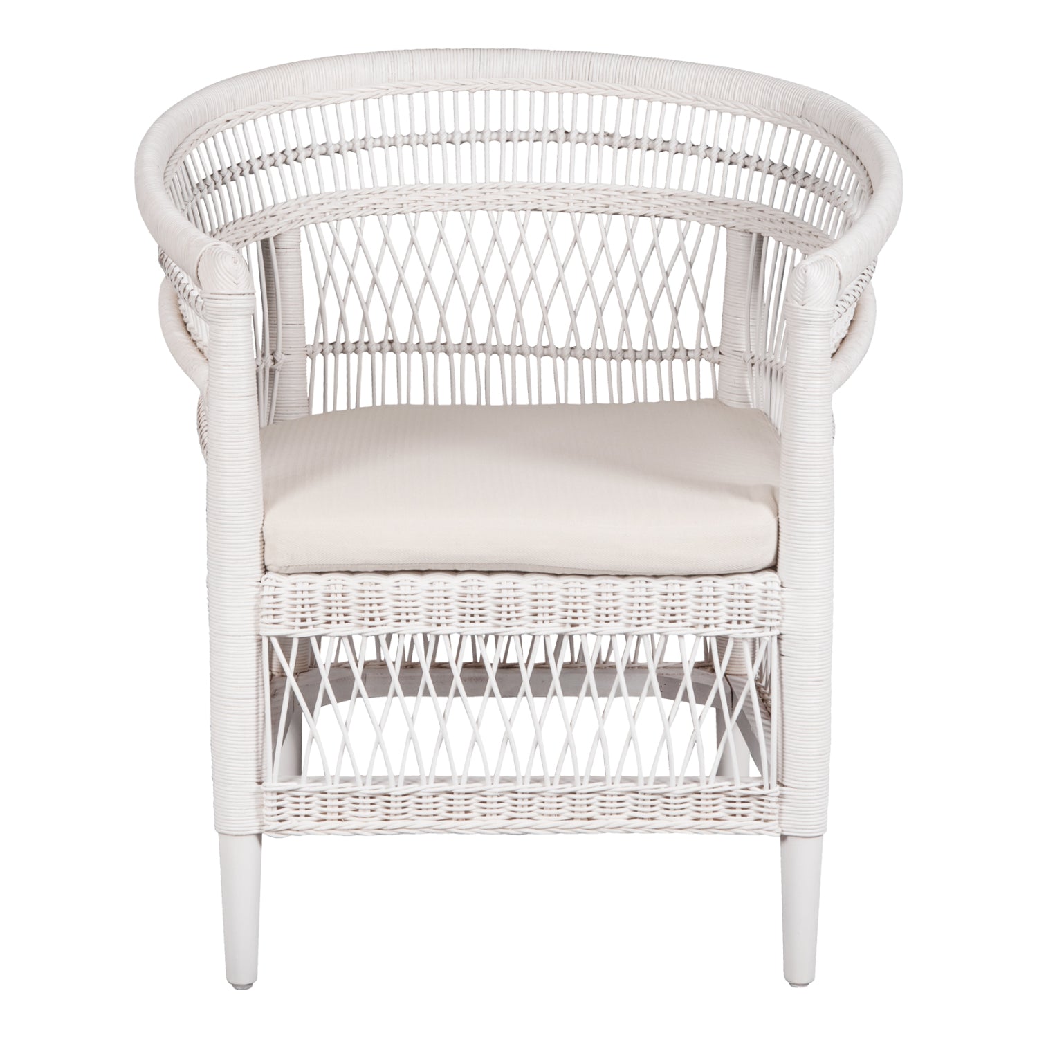 ΠΟΛΥΘΡΟΝΑ MALAWI HM9635.02 ΞΥΛΟ ΜΑΟΝΙ ΜΕ RATTAN ΛΕΥΚΟ--Β'ΔΙΑΛΟΓΗΣ 80x70x86Υεκ.