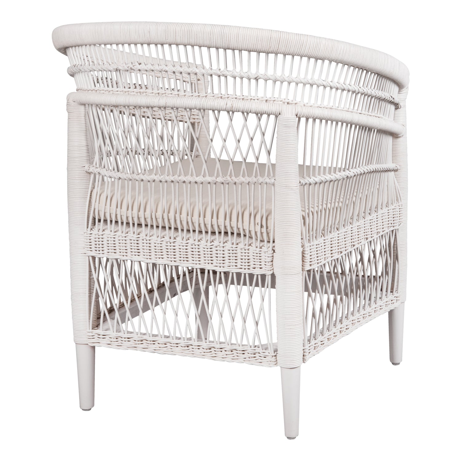 ΠΟΛΥΘΡΟΝΑ MALAWI HM9635.02 ΞΥΛΟ ΜΑΟΝΙ ΜΕ RATTAN ΛΕΥΚΟ--Β'ΔΙΑΛΟΓΗΣ 80x70x86Υεκ.