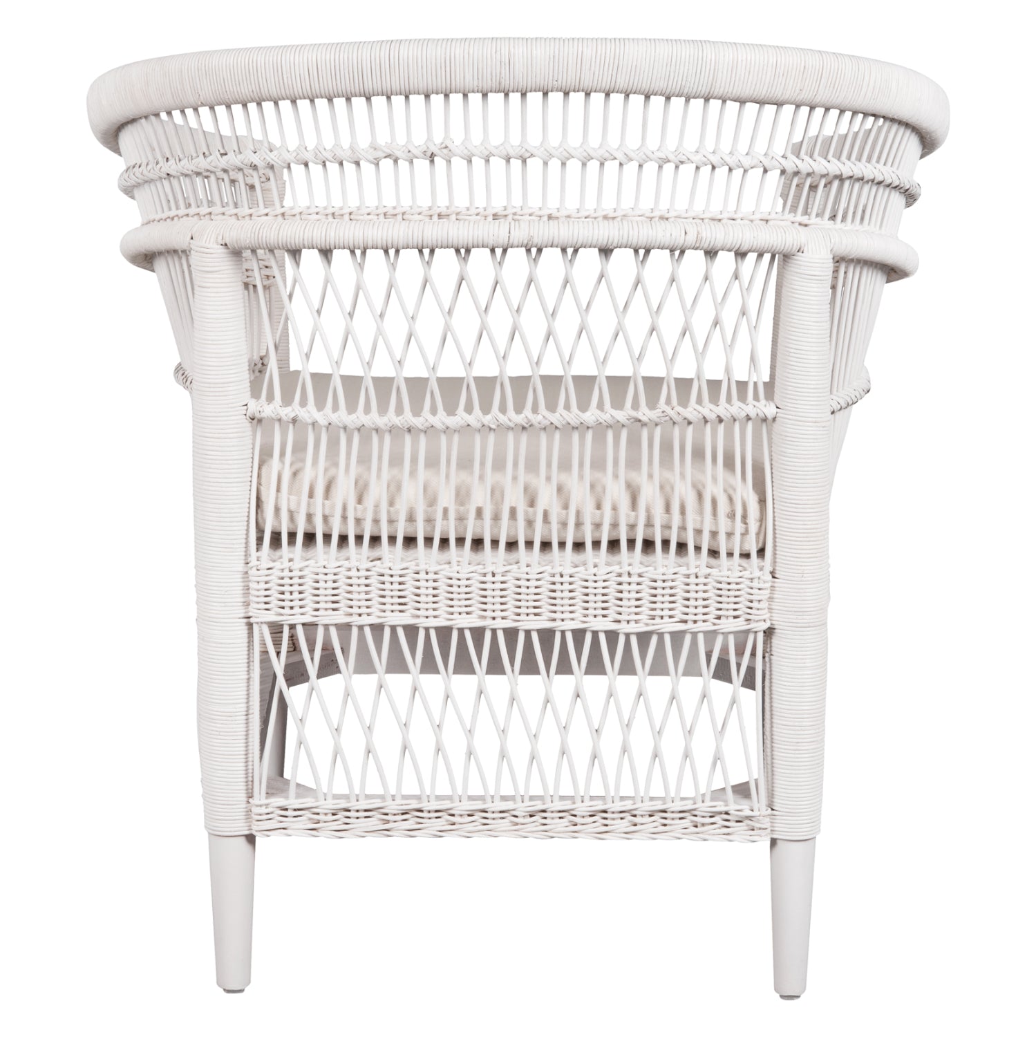 ΠΟΛΥΘΡΟΝΑ MALAWI HM9635.02 ΞΥΛΟ ΜΑΟΝΙ ΜΕ RATTAN ΛΕΥΚΟ--Β'ΔΙΑΛΟΓΗΣ 80x70x86Υεκ.