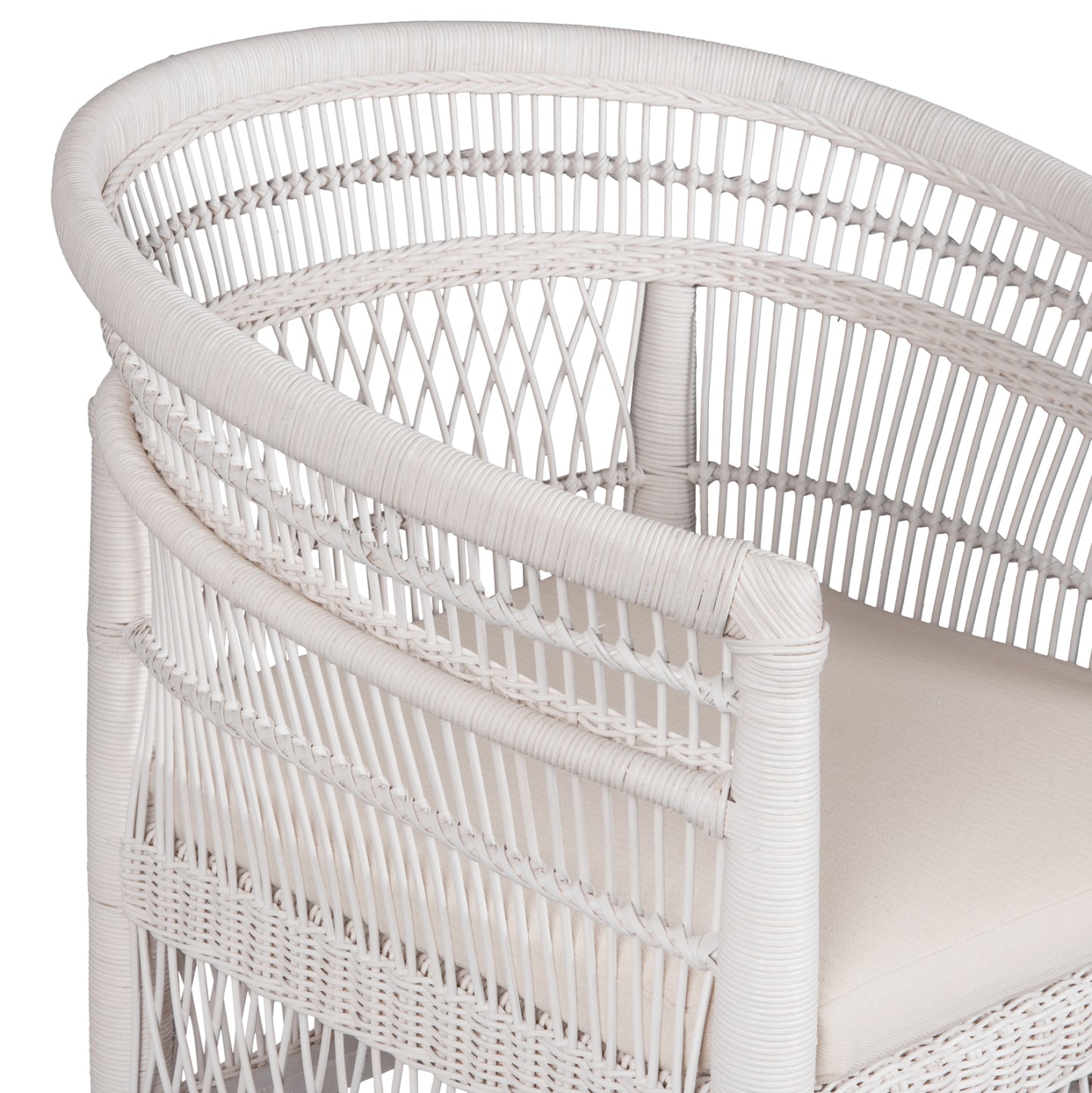 ΠΟΛΥΘΡΟΝΑ MALAWI HM9635.02 ΞΥΛΟ ΜΑΟΝΙ ΜΕ RATTAN ΛΕΥΚΟ--Β'ΔΙΑΛΟΓΗΣ 80x70x86Υεκ.