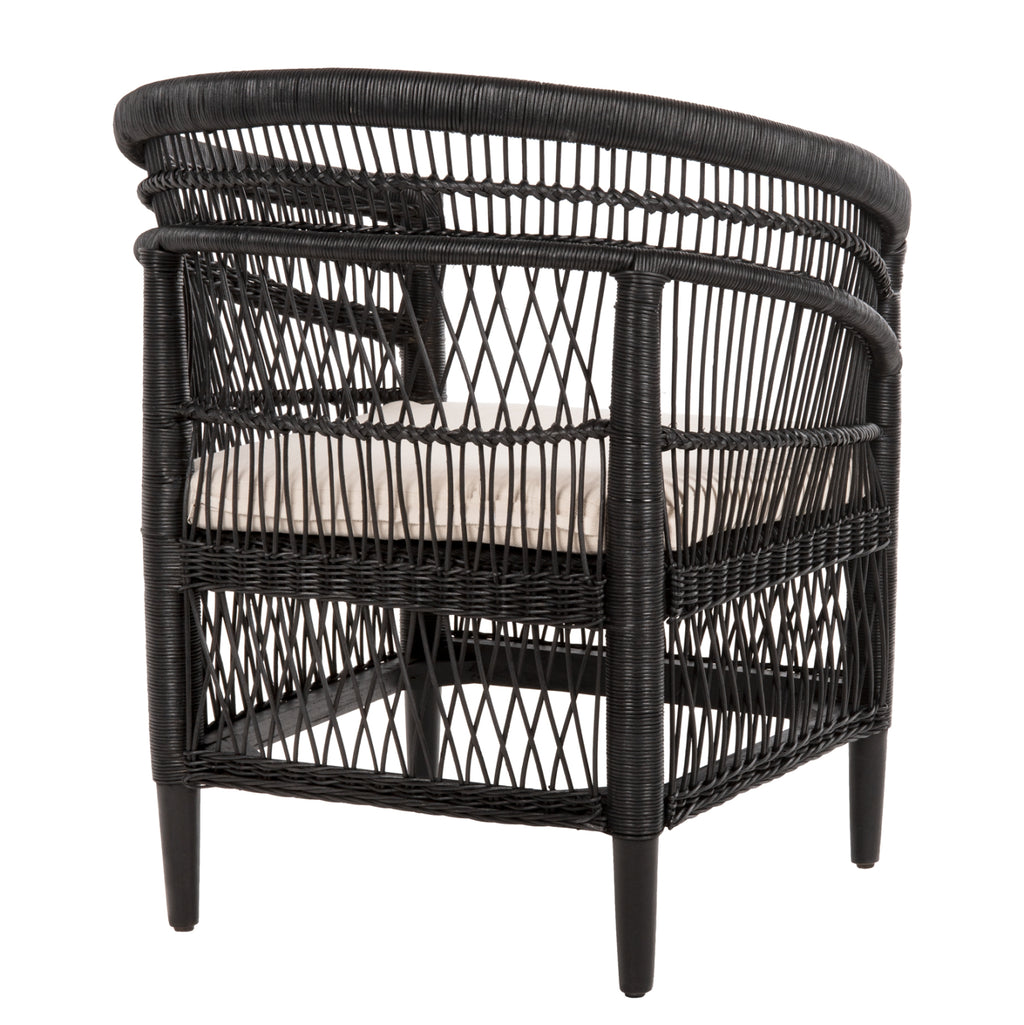 ΠΟΛΥΘΡΟΝΑ MALAWI HM9635.03 ΞΥΛΟ ΜΑΟΝΙ ΜΕ RATTAN ΜΑΥΡΟ--Β'ΔΙΑΛΟΓΗΣ 80x70x86Υεκ.