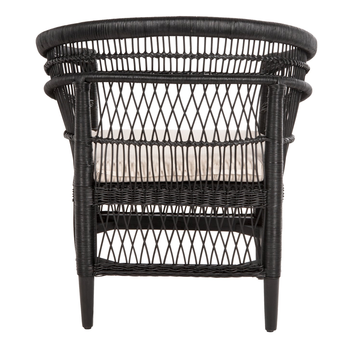 ΠΟΛΥΘΡΟΝΑ MALAWI HM9635.03 ΞΥΛΟ ΜΑΟΝΙ ΜΕ RATTAN ΜΑΥΡΟ--Β'ΔΙΑΛΟΓΗΣ 80x70x86Υεκ.