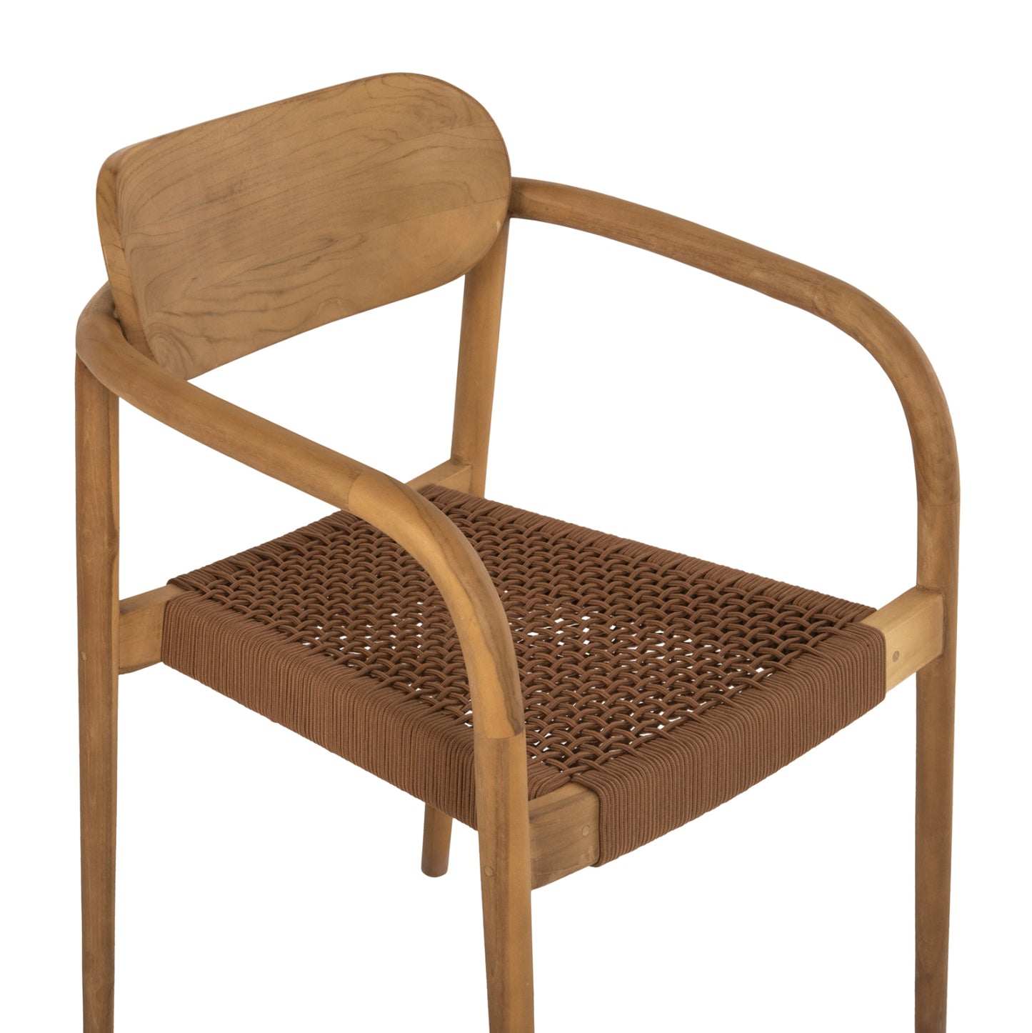 ΠΟΛΥΘΡΟΝΑ OSLO HM9636.01 ΞΥΛΟ TEAK ΦΥΣΙΚΟ & ΣΧΟΙΝΙ--B’ΔΙΑΛΟΓΗΣ 55x54x80Y εκ.