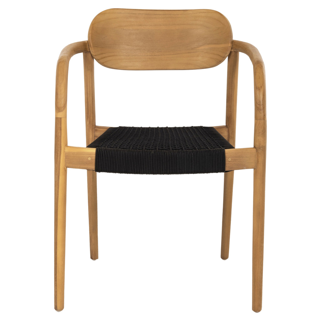 ΠΟΛΥΘΡΟΝΑ OSLO HM9636.02 ΞΥΛΟ TEAK ΦΥΣΙΚΟ & ΣΧΟΙΝΙ--B’ΔΙΑΛΟΓΗΣ 55x54x80Y εκ.