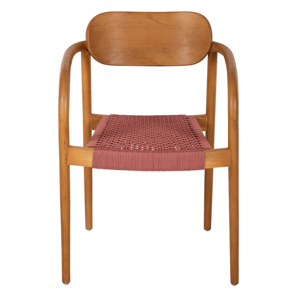 ΠΟΛΥΘΡΟΝΑ OSLO HM9636.06 ΞΥΛΟ TEAK ΦΥΣΙΚΟ & ΣΧΟΙΝΙ--B’ΔΙΑΛΟΓΗΣ 55x54x80Yεκ.