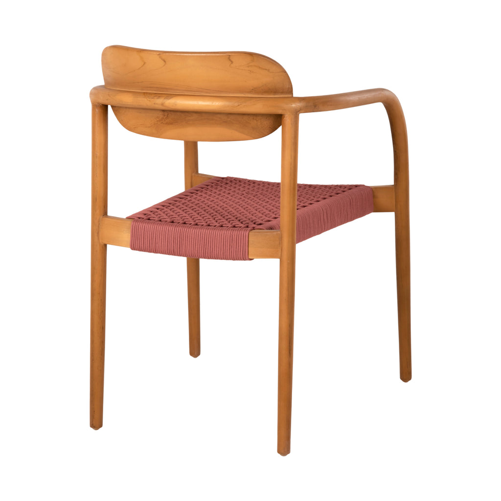 ΠΟΛΥΘΡΟΝΑ OSLO HM9636.06 ΞΥΛΟ TEAK ΦΥΣΙΚΟ & ΣΧΟΙΝΙ--B’ΔΙΑΛΟΓΗΣ 55x54x80Yεκ.
