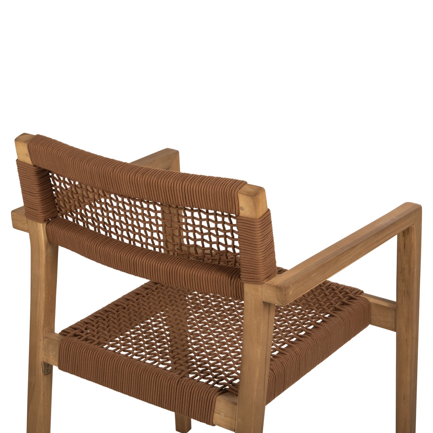 ΠΟΛΥΘΡΟΝΑ CHARLOTTE HM9637.01 ΞΥΛΟ TEAK & ΚΑΦΕ ΣΧΟΙΝΙ--B'ΔΙΑΛΟΓΗΣ 59x54x83Y εκ.