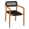 ΠΟΛΥΘΡΟΝΑ CHARLOTTE HM9637.02 ΞΥΛΟ TEAK & ΜΑΥΡΟ ΣΧΟΙΝΙ--B'ΔΙΑΛΟΓΗΣ 59x54x83Y